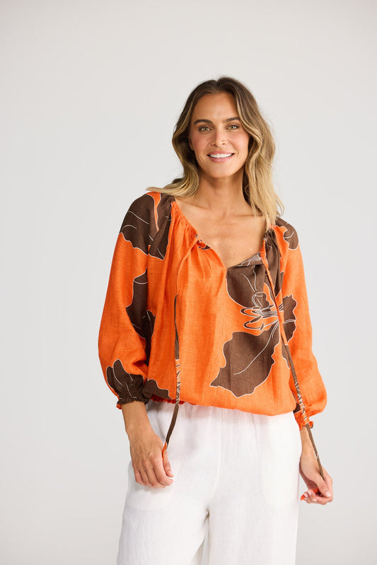 Seaside Top - Hibiscus Breeze
