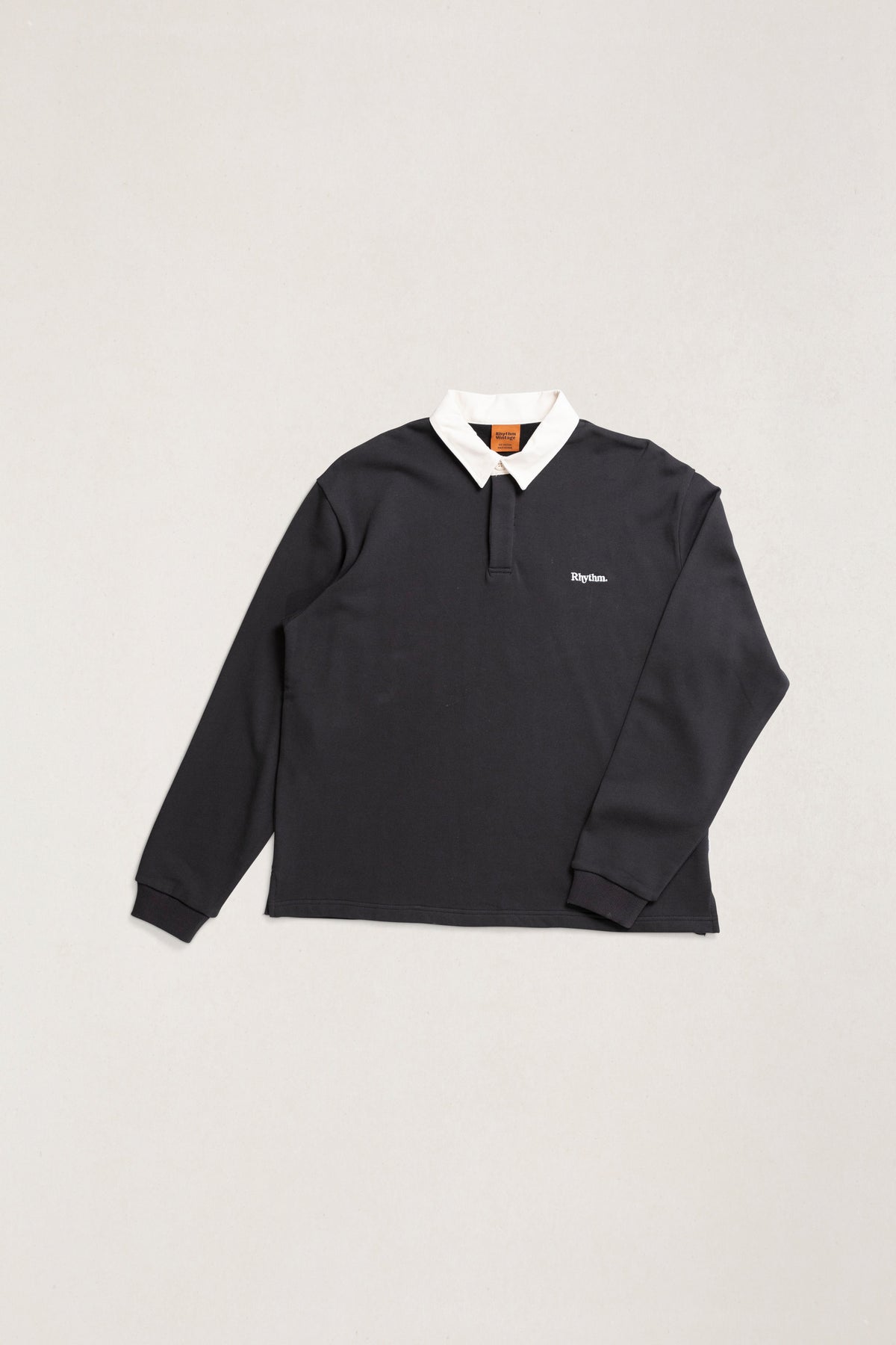 Koa Vintage Rugby LS Polo - Black 6