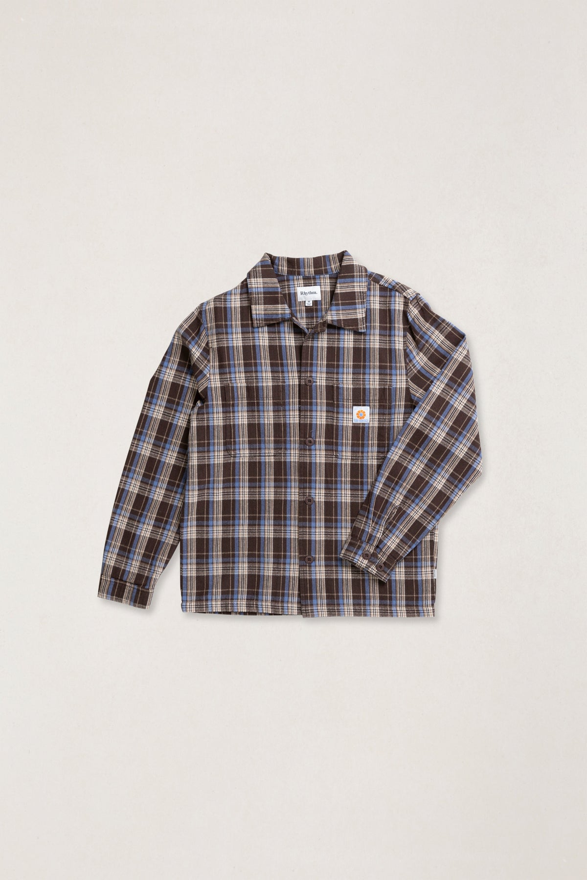 Alex Check LS Shirt - Chestnut 6