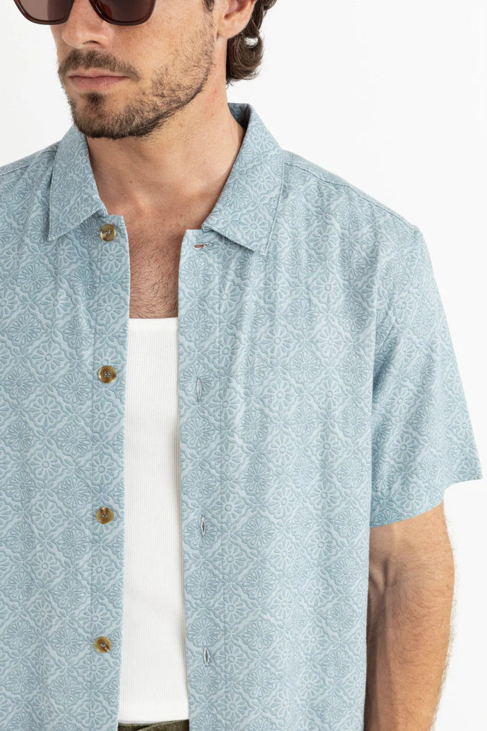 Tile SS Shirt - Blue