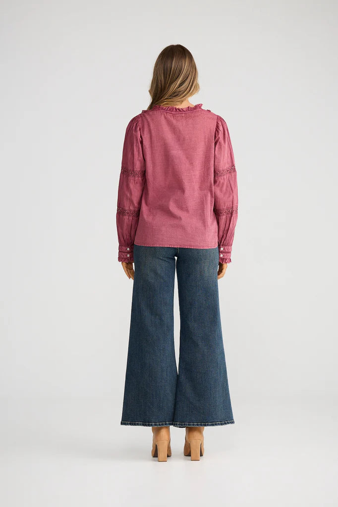 Gloria Top - Burgundy