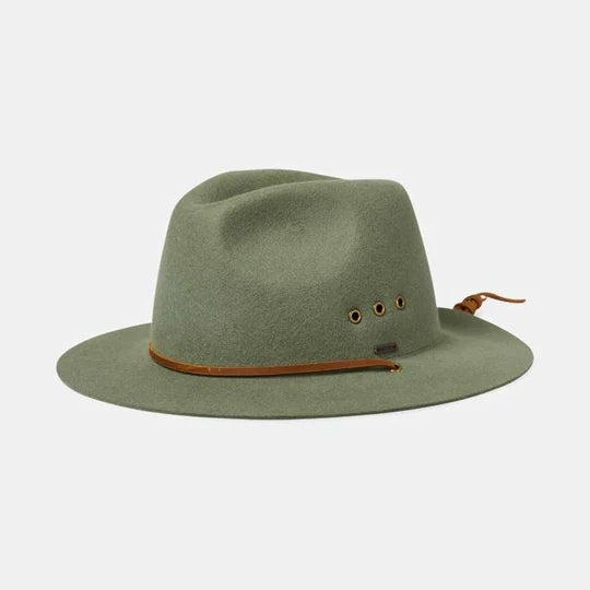 Wesley Wthr Guard Packable Fedora- Light Moss