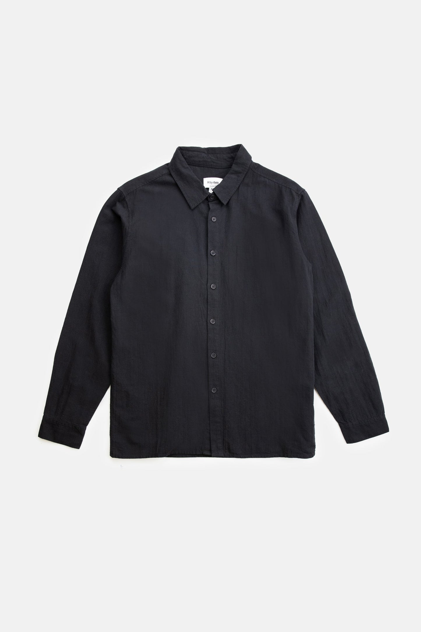 Classic Linen LS Shirt - Black