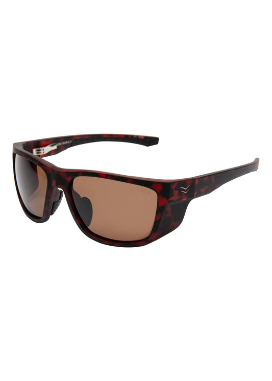 I-SEA Greyson 2.0 sunglasses, tort rubber frame with brown polarised lens
