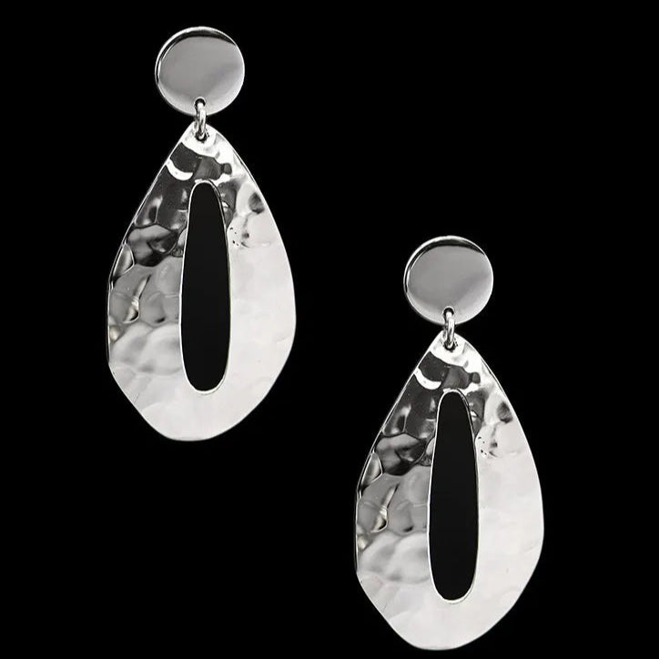Cor Silver Beaten Studs