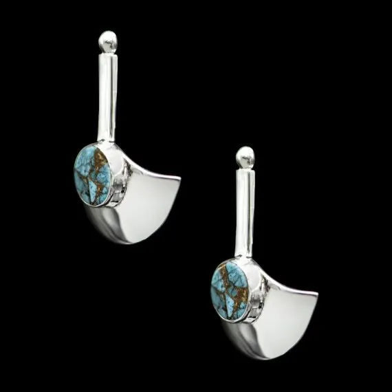 Admira Swing Studs - Turquoise Bronze