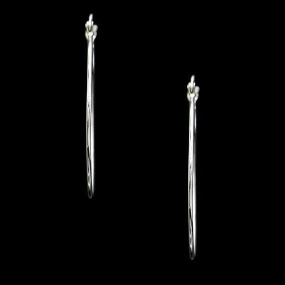 Alforja Silver Hoops