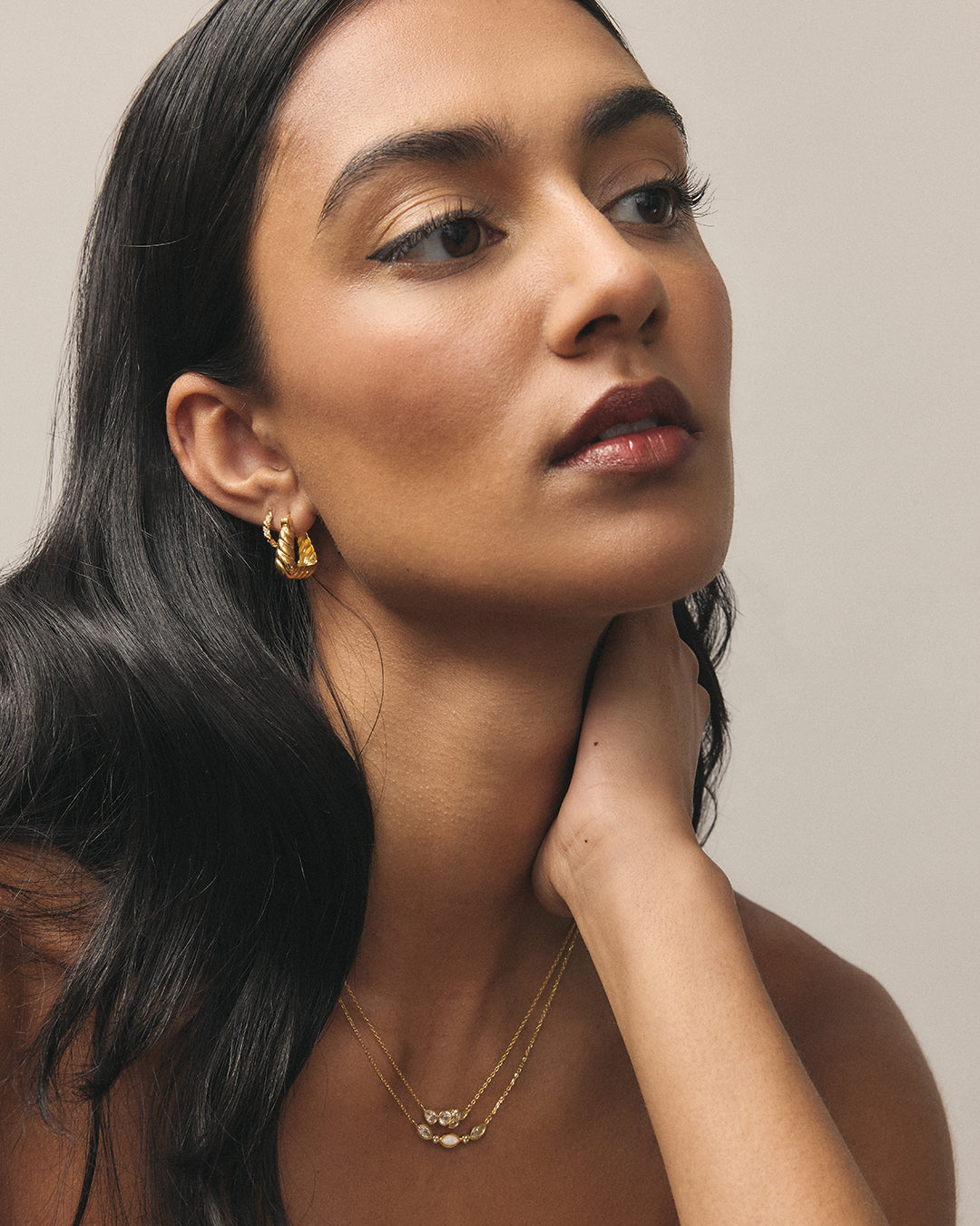 Ottilie Necklace - Gold at Reborn Code