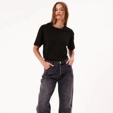 90's Relaxed Worn Black Jeans