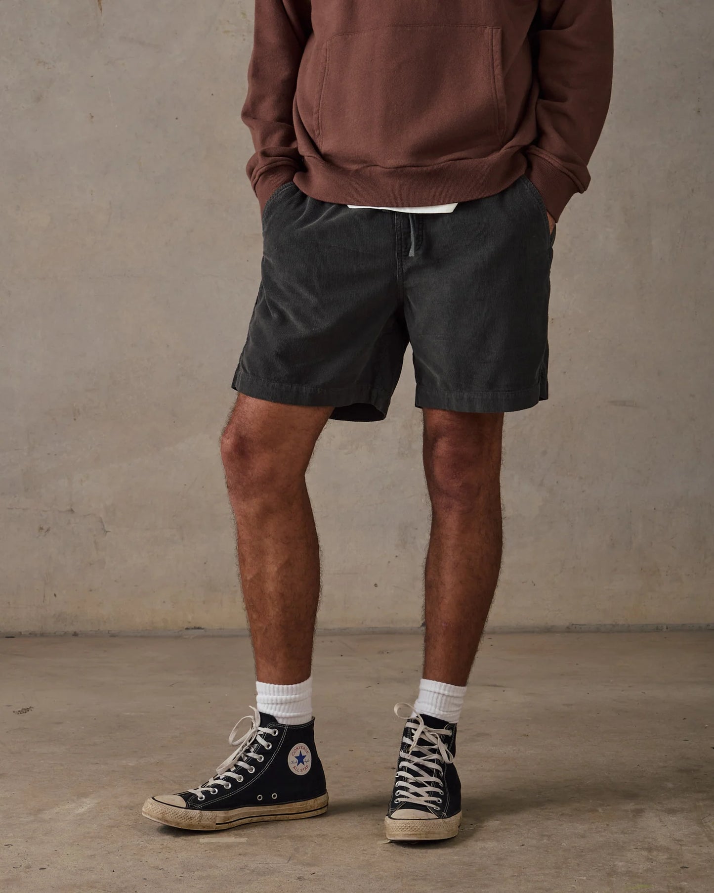 Cord Shorts - Slate