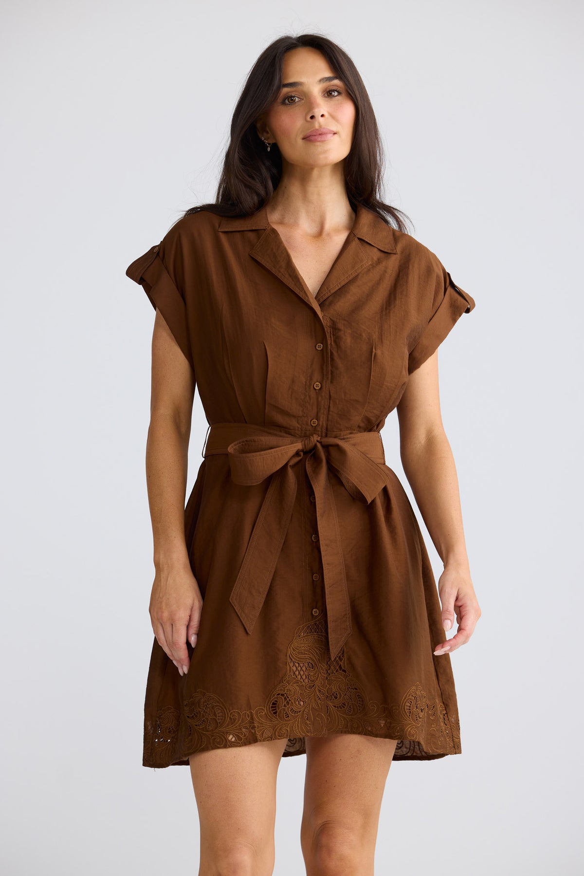 Versailles Short Dress - Bronze