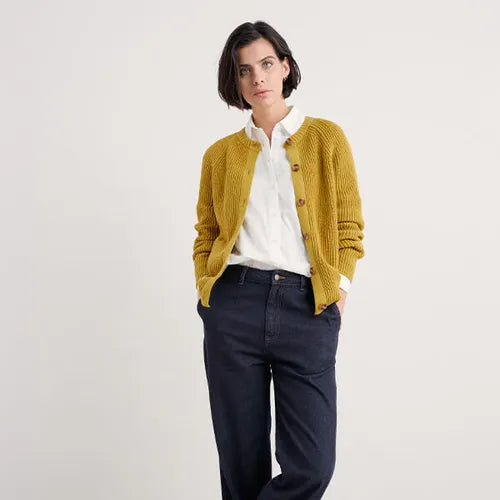 Potters Meadown Cardigan - Chamomile