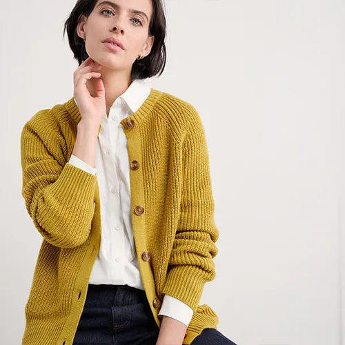 Potters Meadown Cardigan - Chamomile