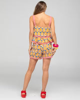 Splice Patch Short - Emilia Blue