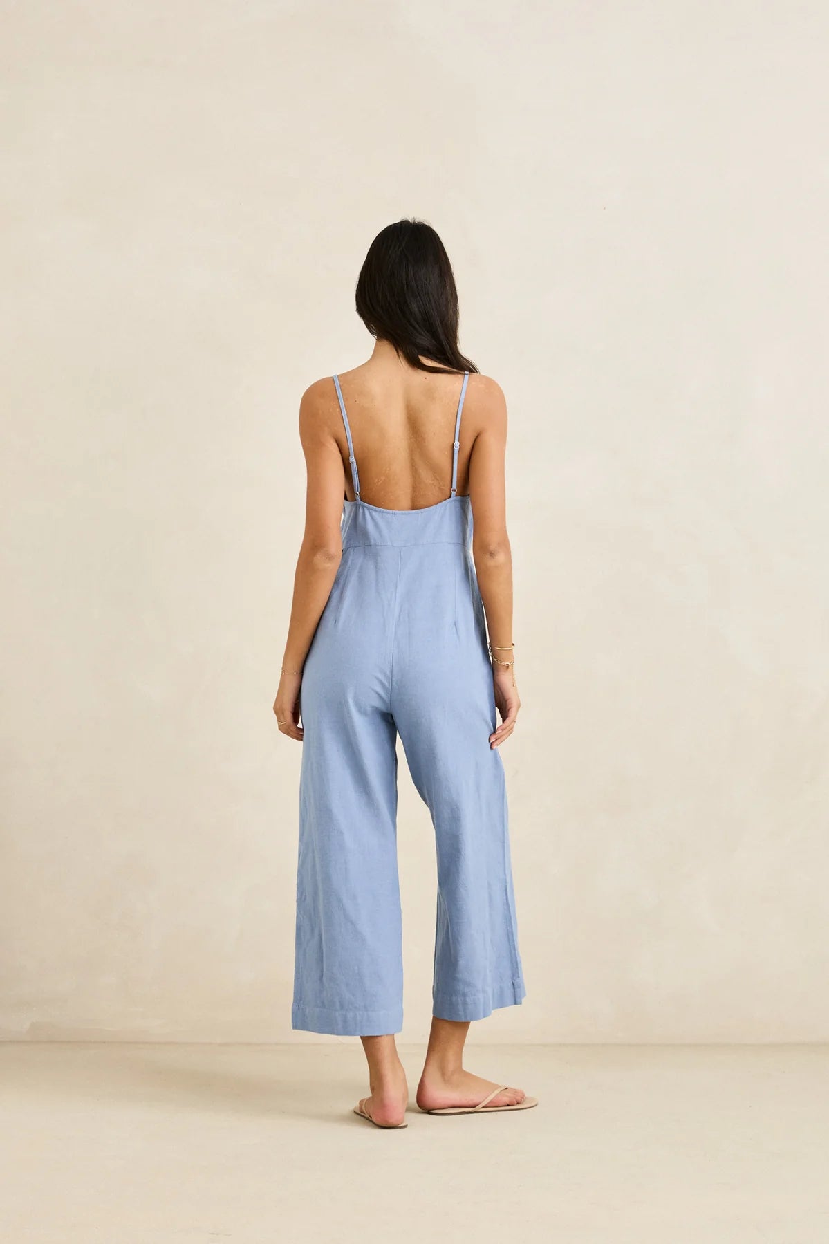 Classic Jumpsuit - Steel Blue