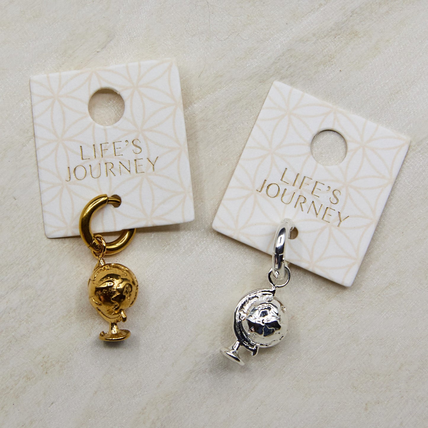 Life's Journey Charm - Gold or Silver