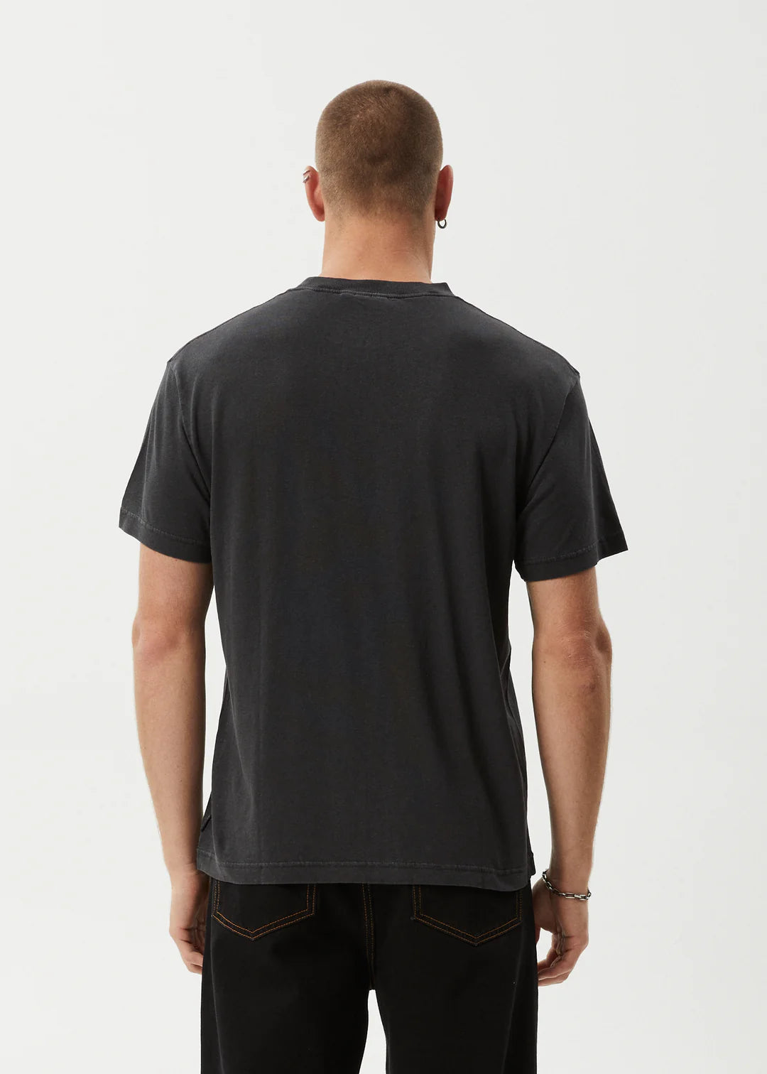 Foundation Boxy Fit Tee - Stone Black