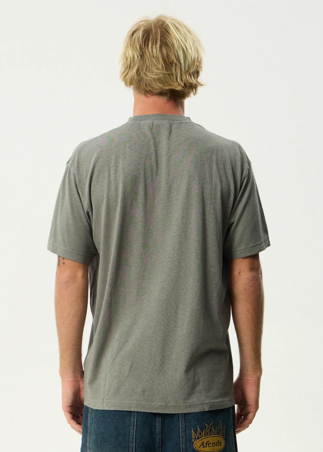 Foundation Hemp Boxy Fit Tee - Washed Sycamore