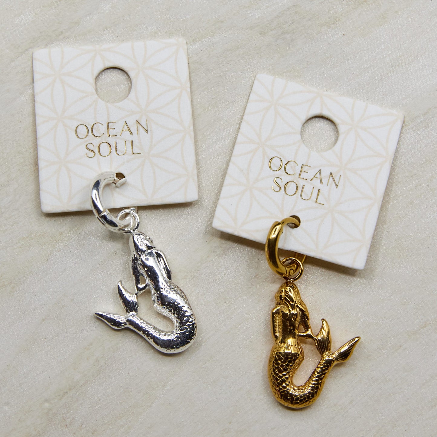 Ocean Soul Charm - Gold or Silver