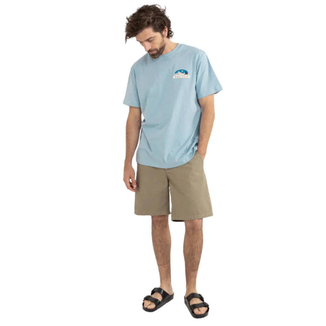 Horizon SS T-Shirt - Dusty Blue