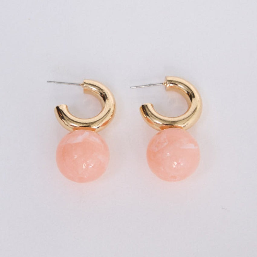 Rossi Earrings - Baby Pink