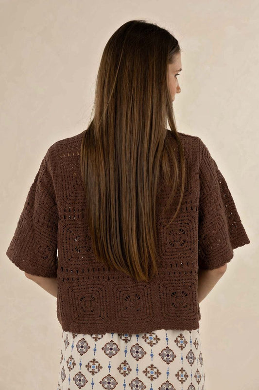 Dylan Cardigan in Mocha