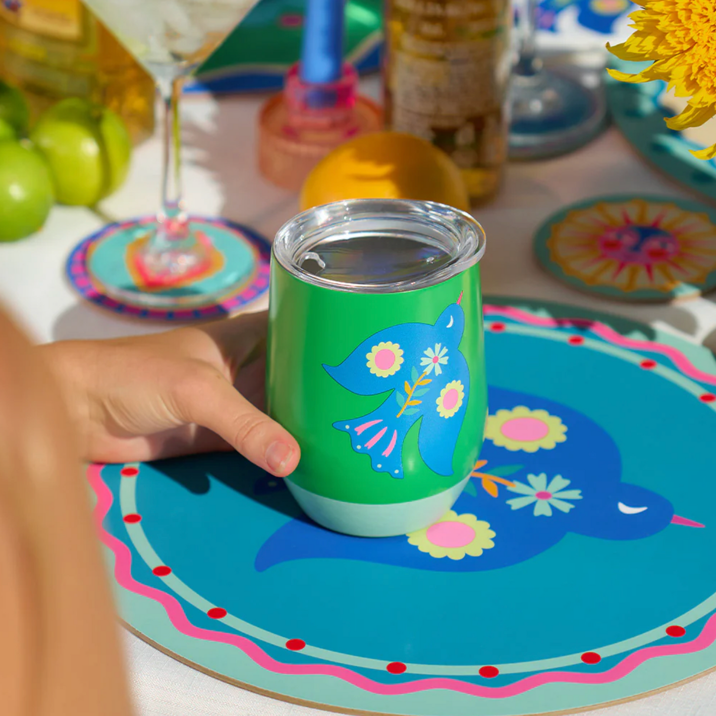 Drink Tumbler Stainless - Fiesta Bird