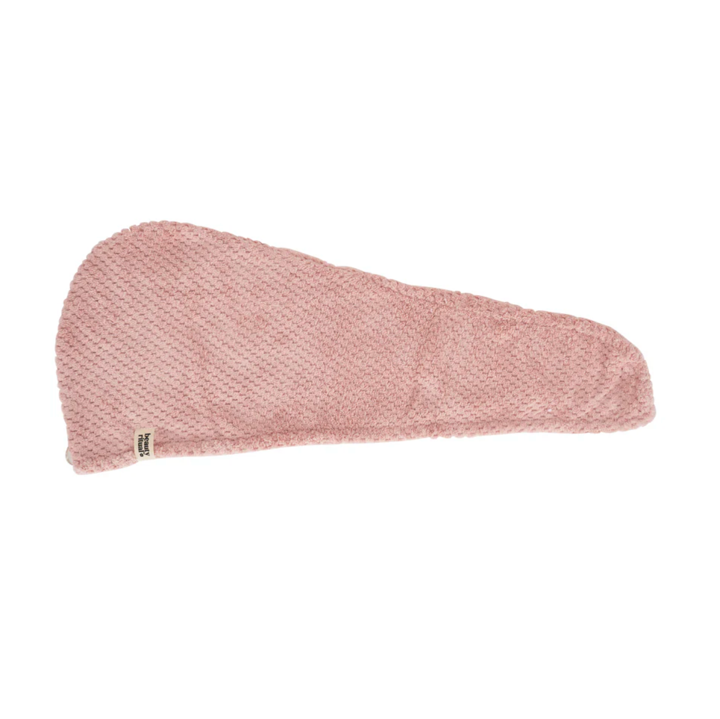 Beauty Ritual Luxury Waffle Hair Turban - Dusty Pink