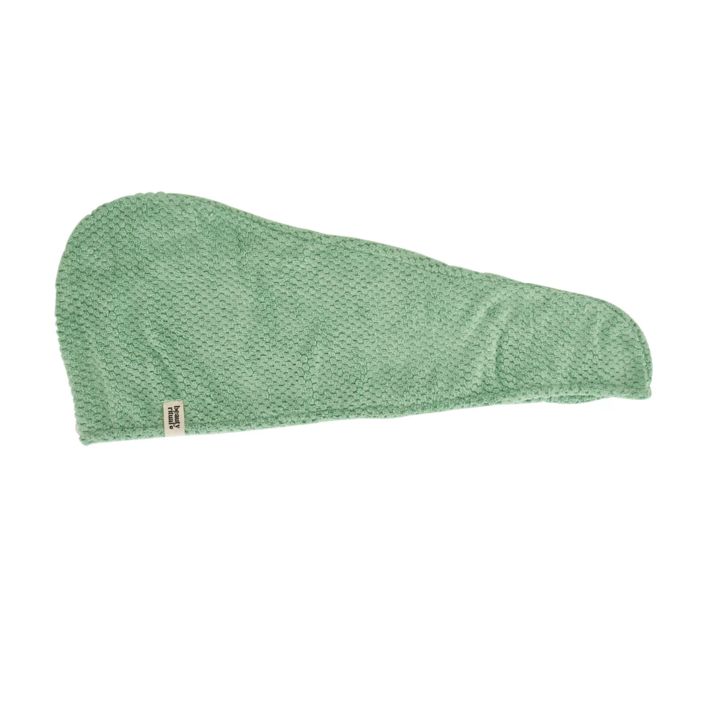 Beauty Ritual Luxury Waffle Hair Turban - Moss