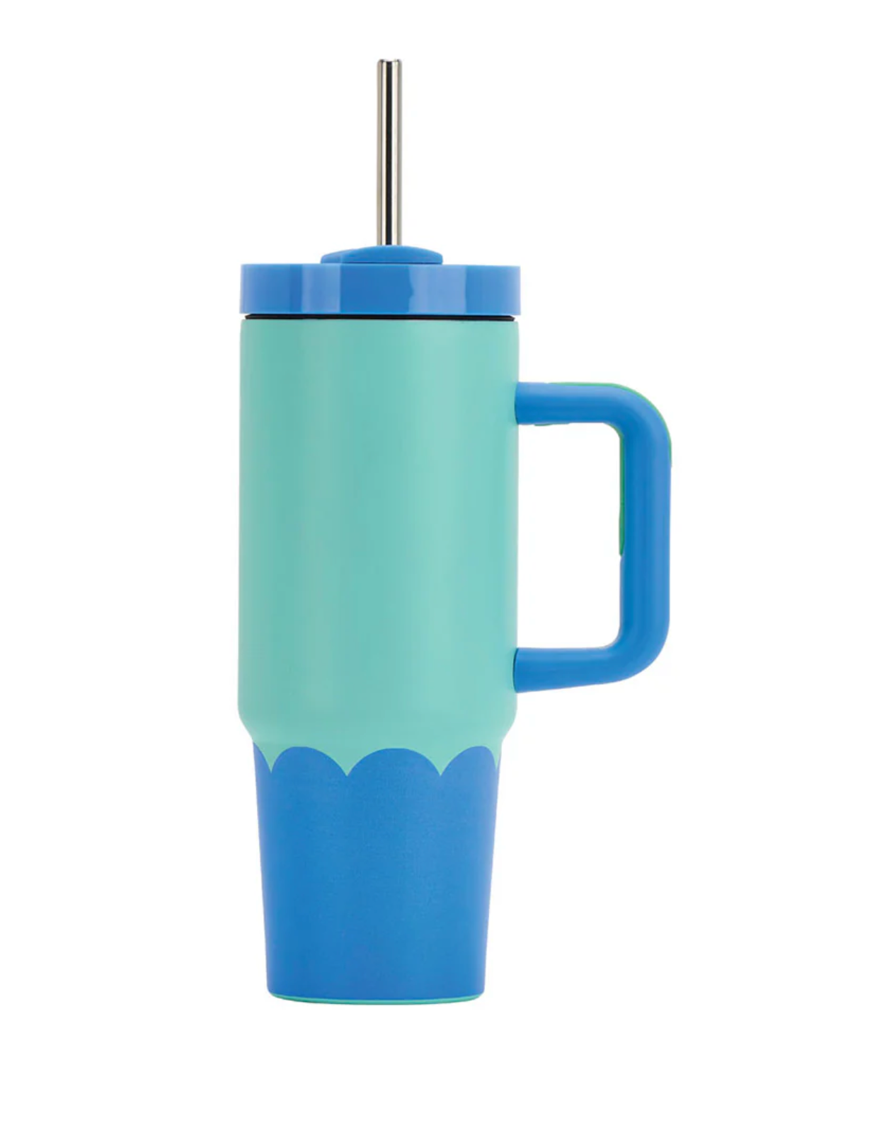 Super Sip Stainless Wave - Aqua Blue