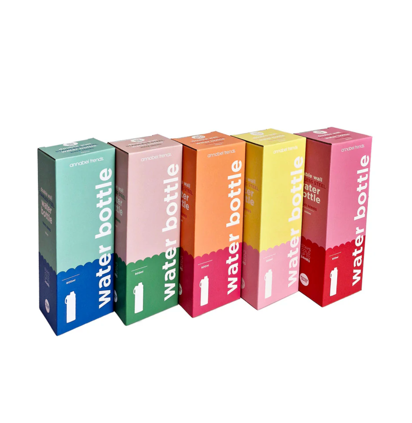 Watergate Stainless Wave - Pink Red