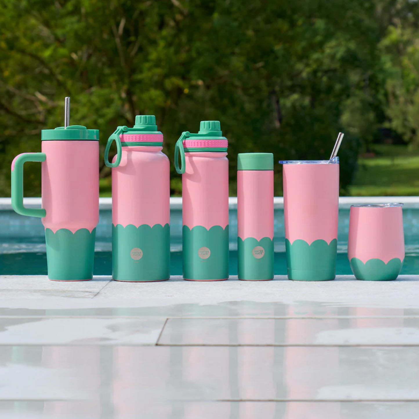 Watergate Stainless Wave - Musk Green