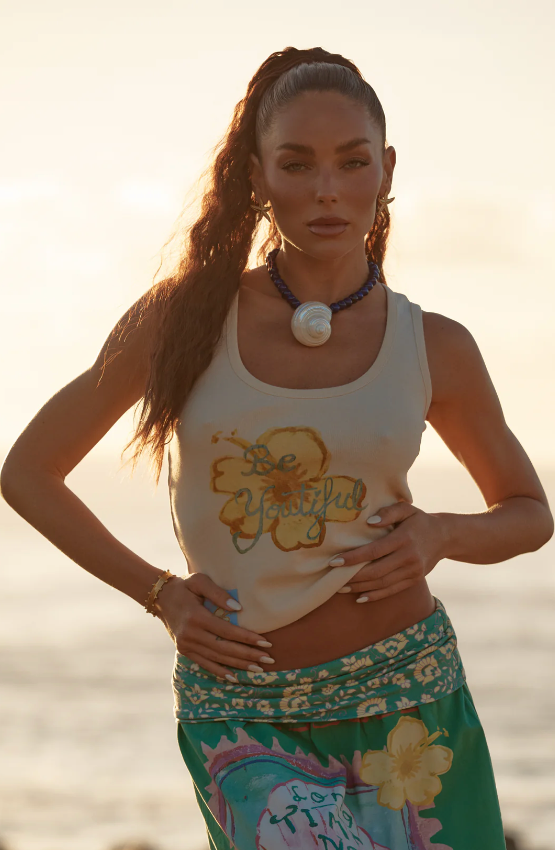 The Be-Youtiful Tank - Cream