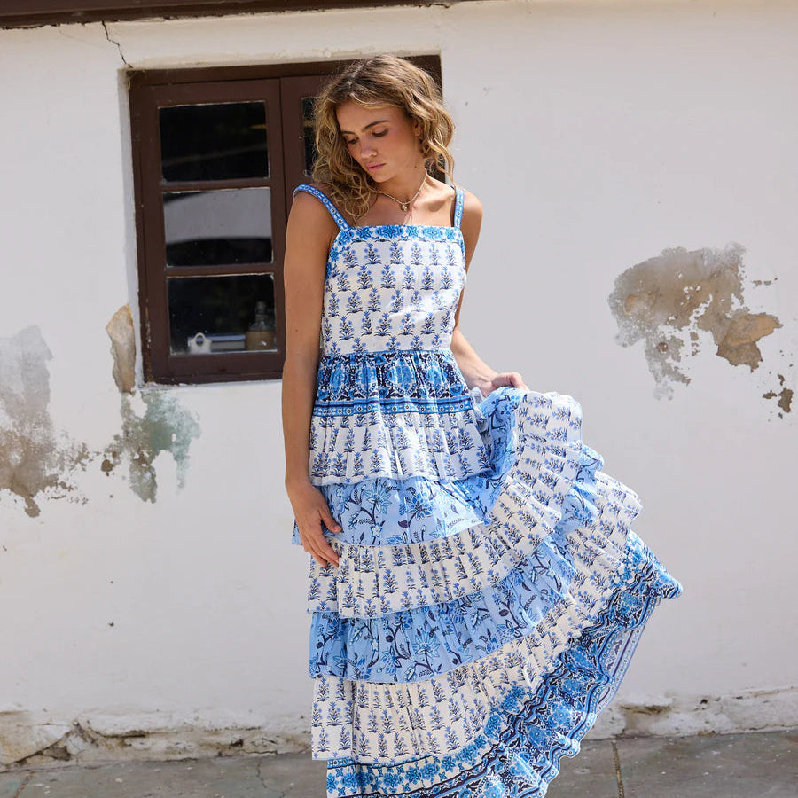 Paloma Dress - Blueberry Fields