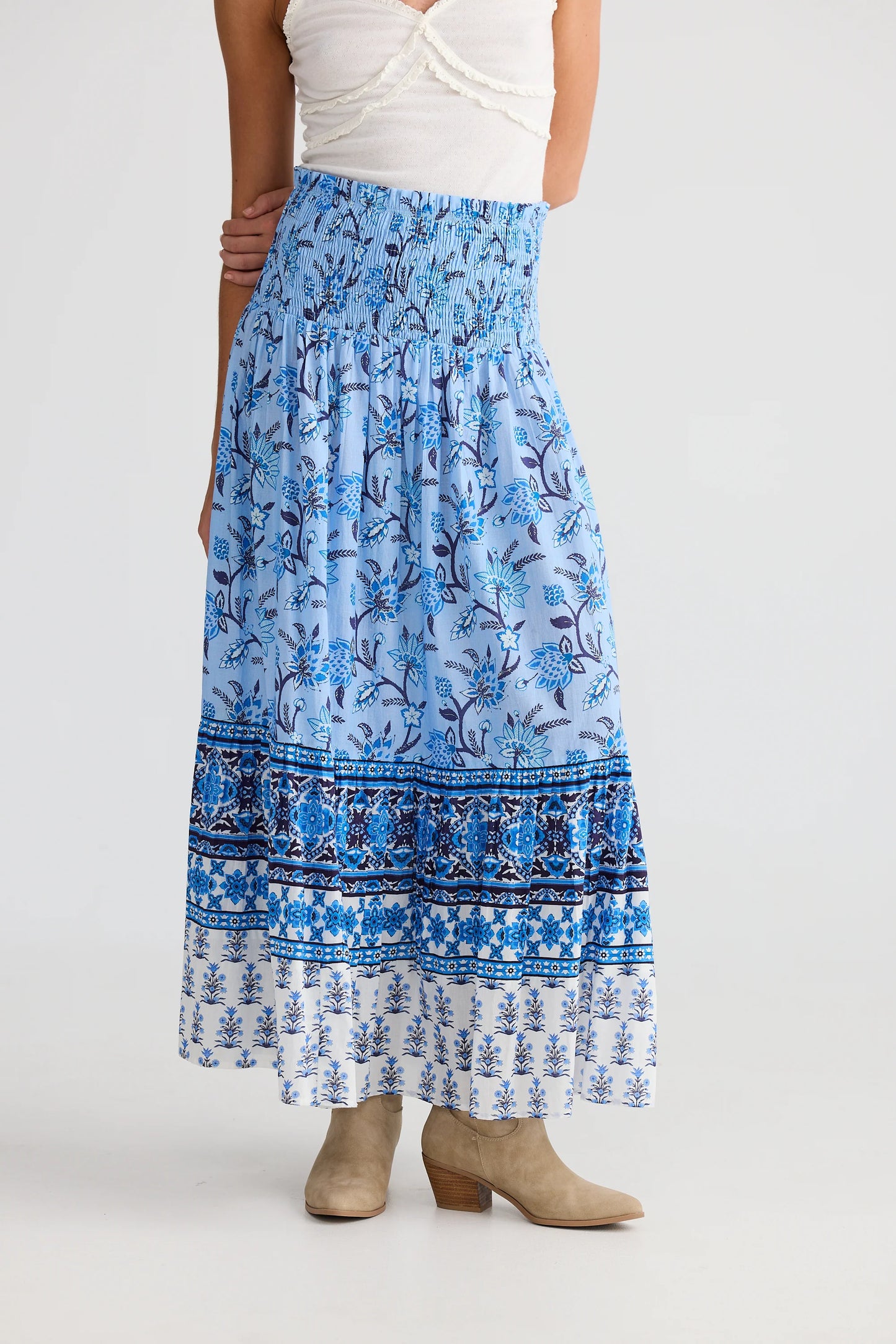 Sangria Skirt - Blueberry Fields
