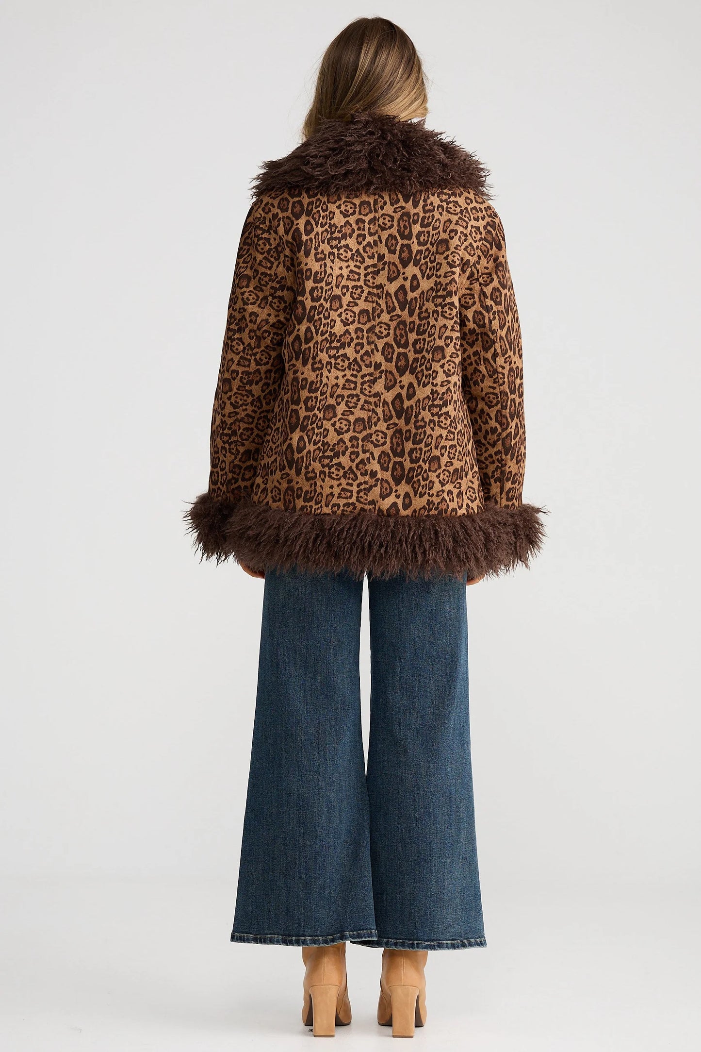 Gisele Fur Coat - Leopard