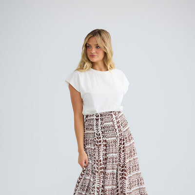 Balmoral Skirt - Chocolate Paro