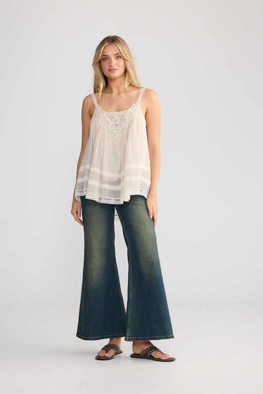 Talisman Lilibeth Top - Stone