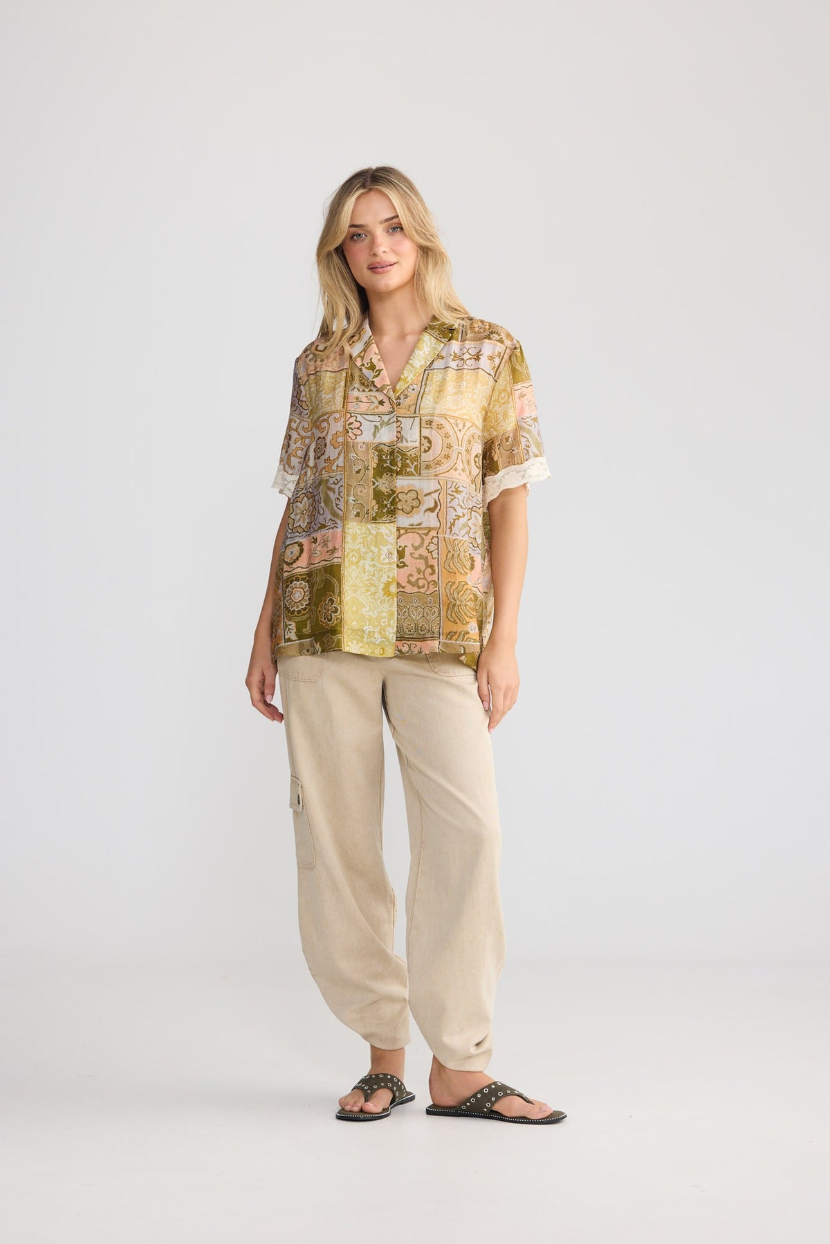Talisman Palm Springs Shirt - Summer Harvest Patch