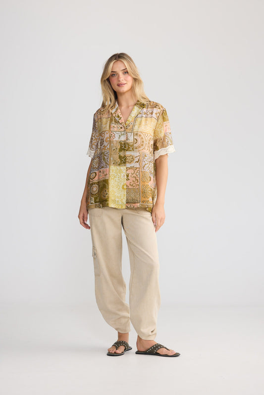 Talisman Palm Springs Shirt - Summer Harvest Patch