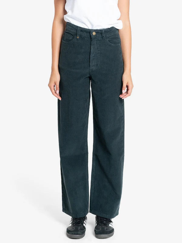 Holly Cord Pant - Vista Green