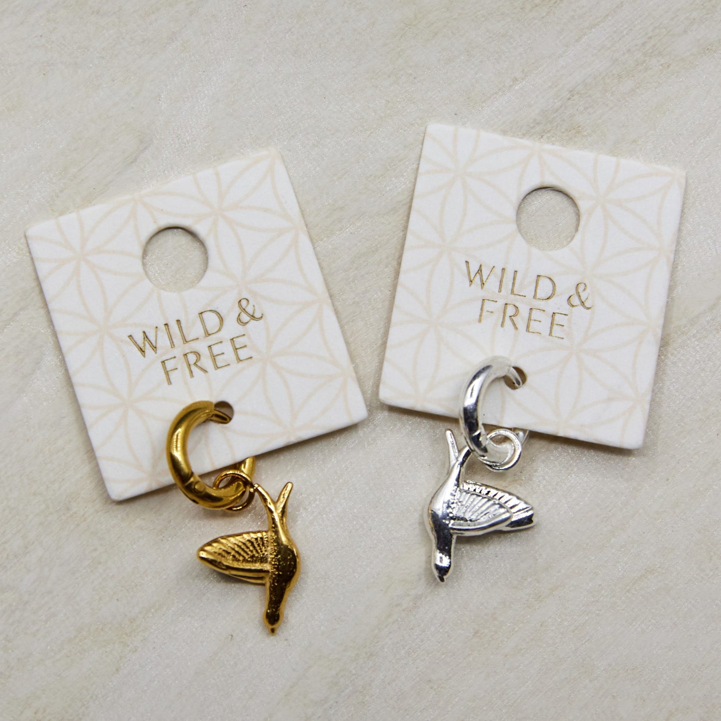 Wild and Free Charm - Gold or Silver