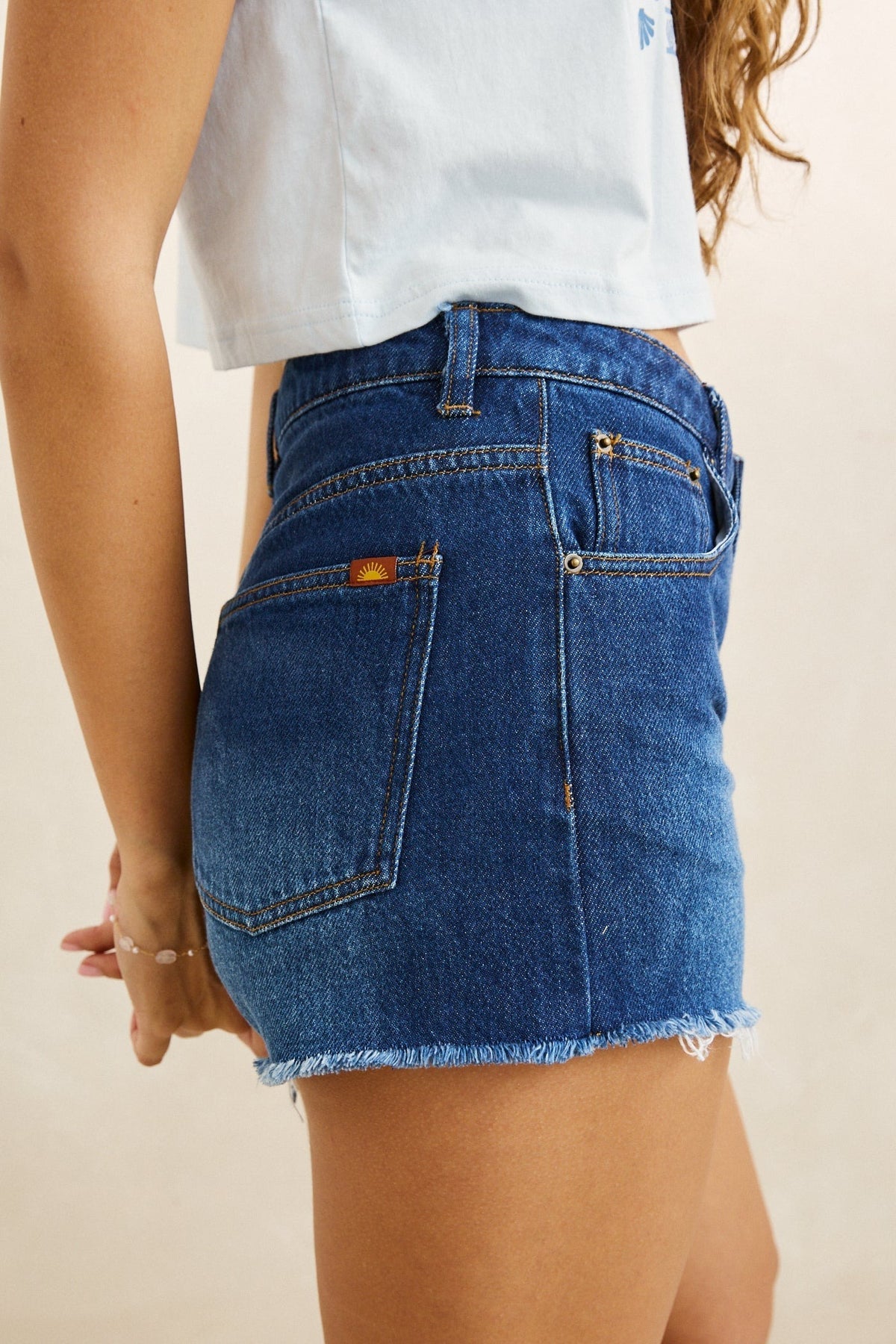 Wanderer Denim Short - Dark Denim - Rhythm at Reborn Code