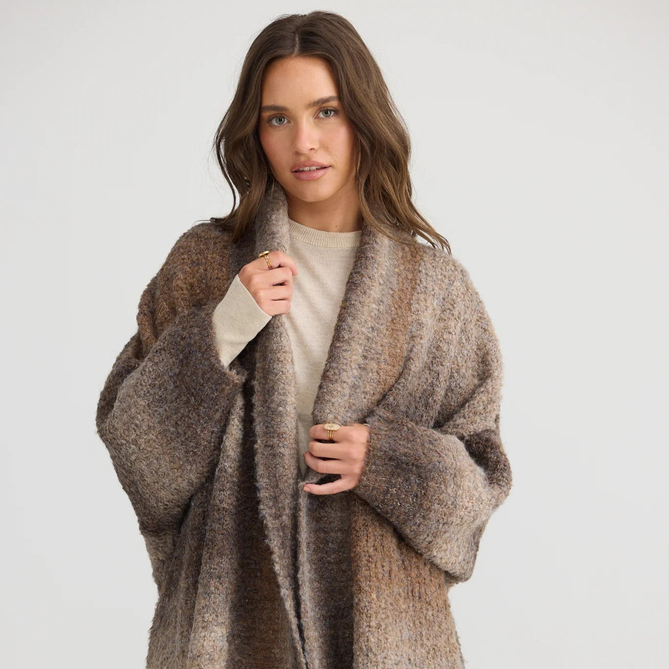 Amara Cardigan - Chocolate