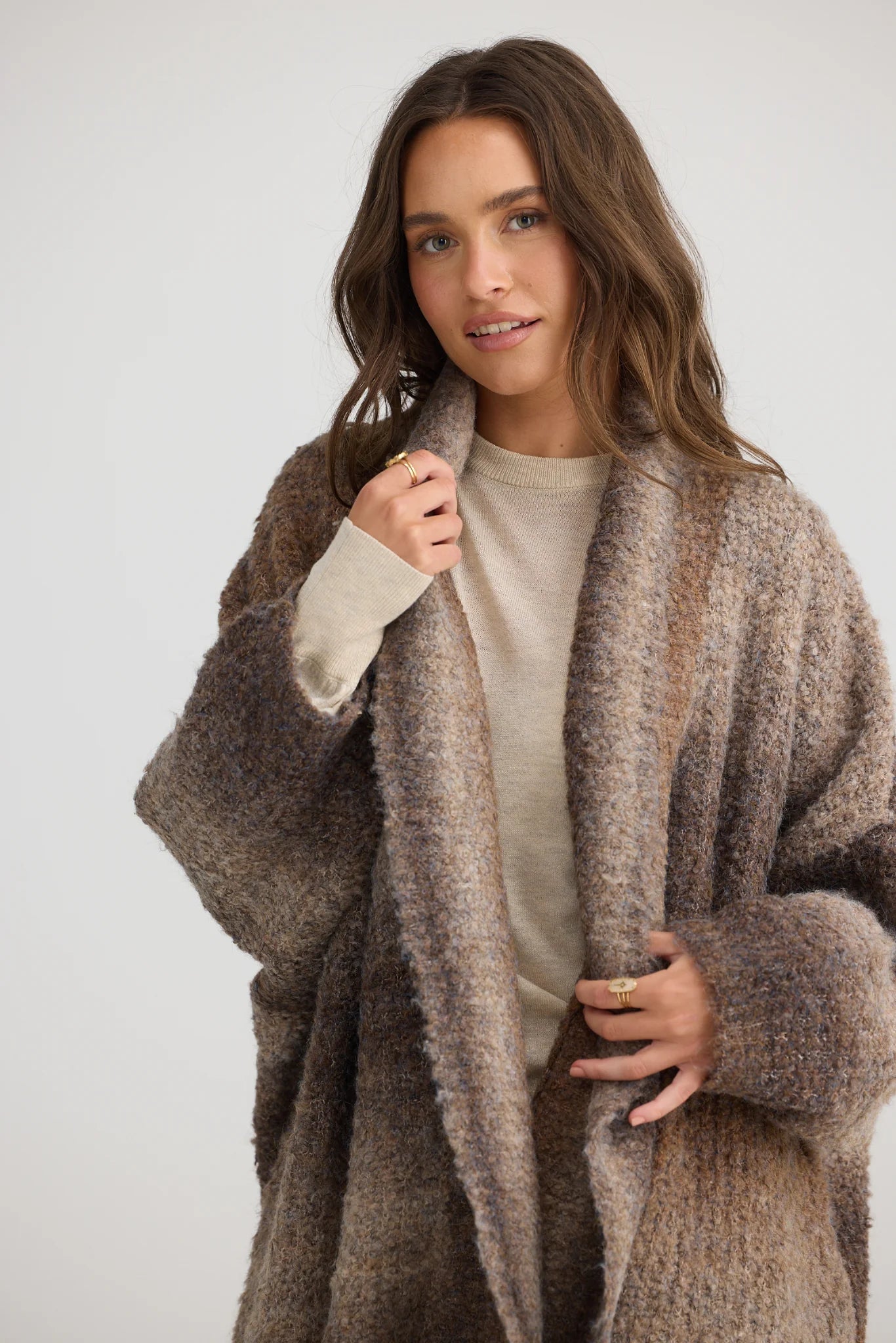 Amara Cardigan - Chocolate