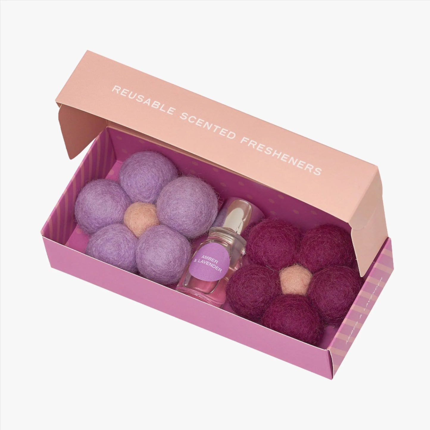 Felt Flower Fresheners - Amber & Lavender