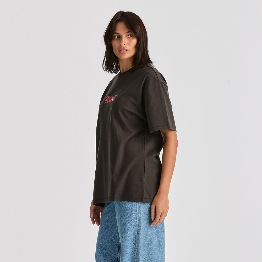 Boot Scootin Slouch Tee - Worn Black