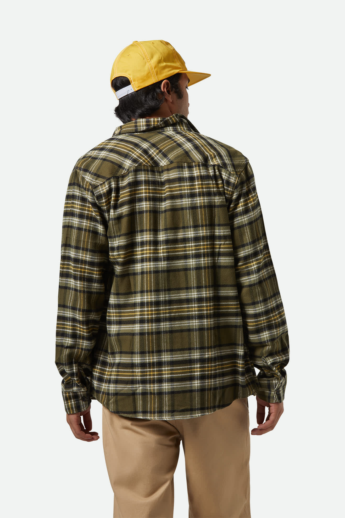 Bowery L/S Flannel - Ivy Green, Olive Surplus, and Black