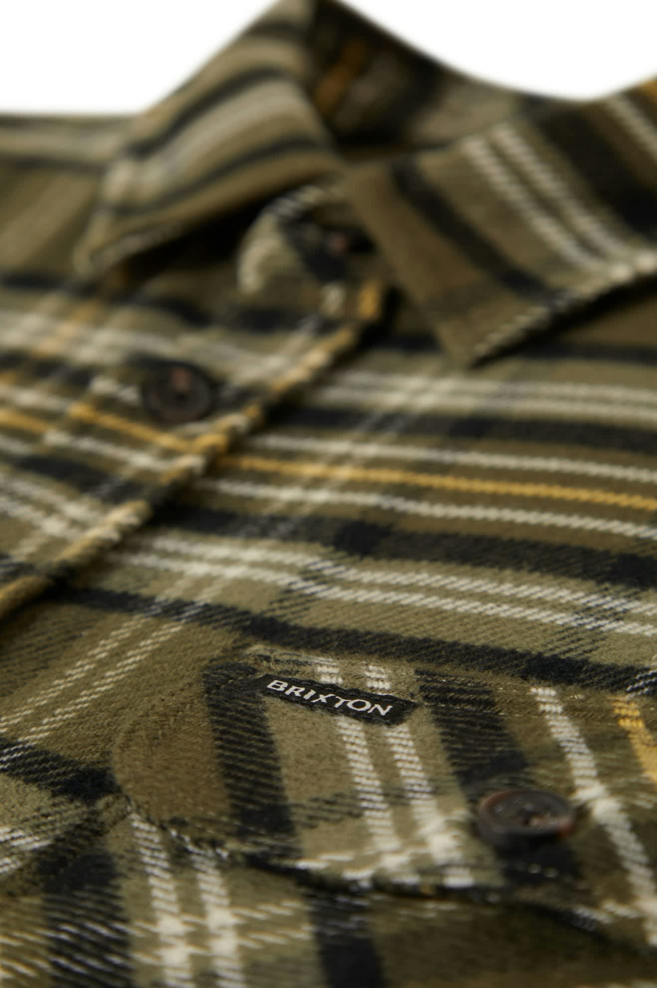 Bowery L/S Flannel - Ivy Green, Olive Surplus, and Black