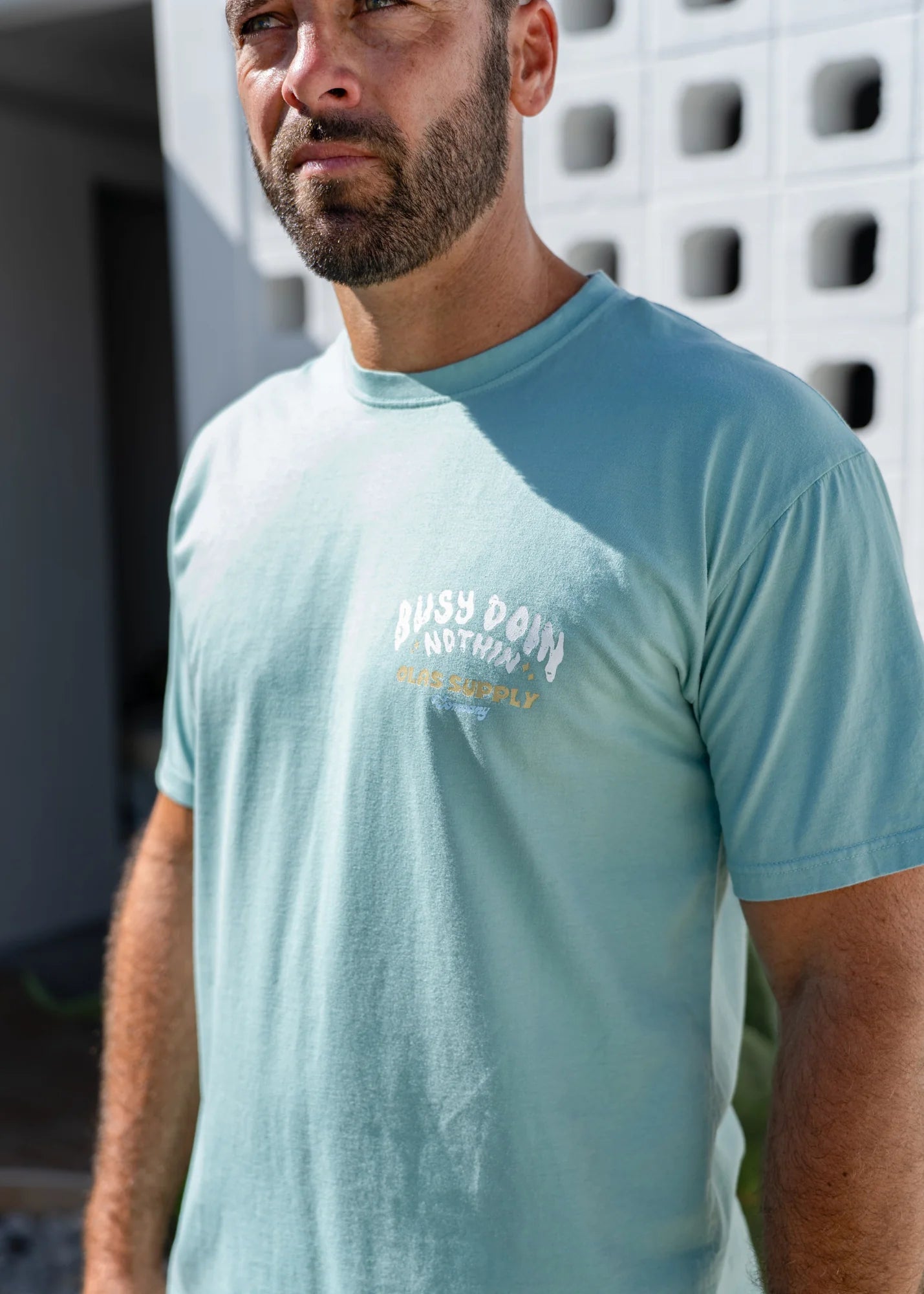 Busy Doin Nothin' Tee - Teal